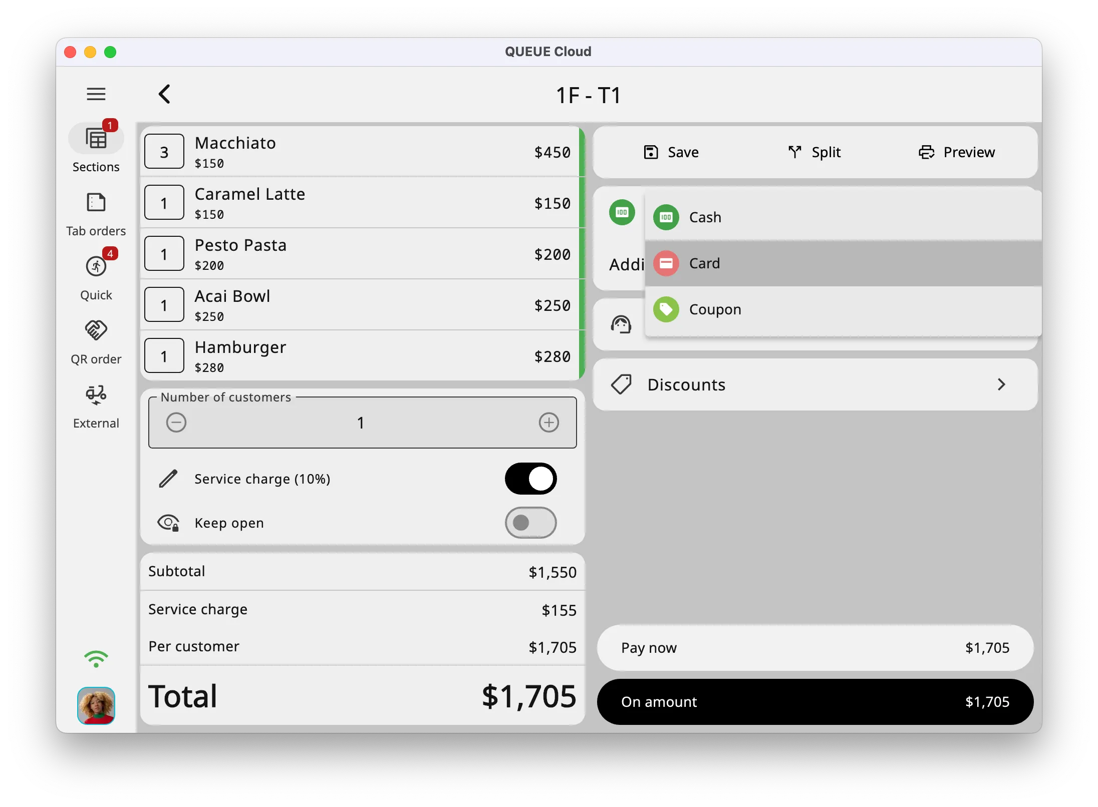 Payment type